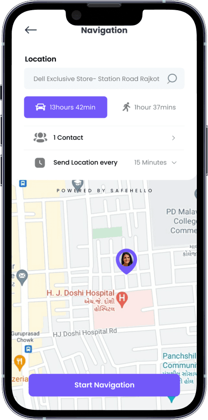 Track Me Feature